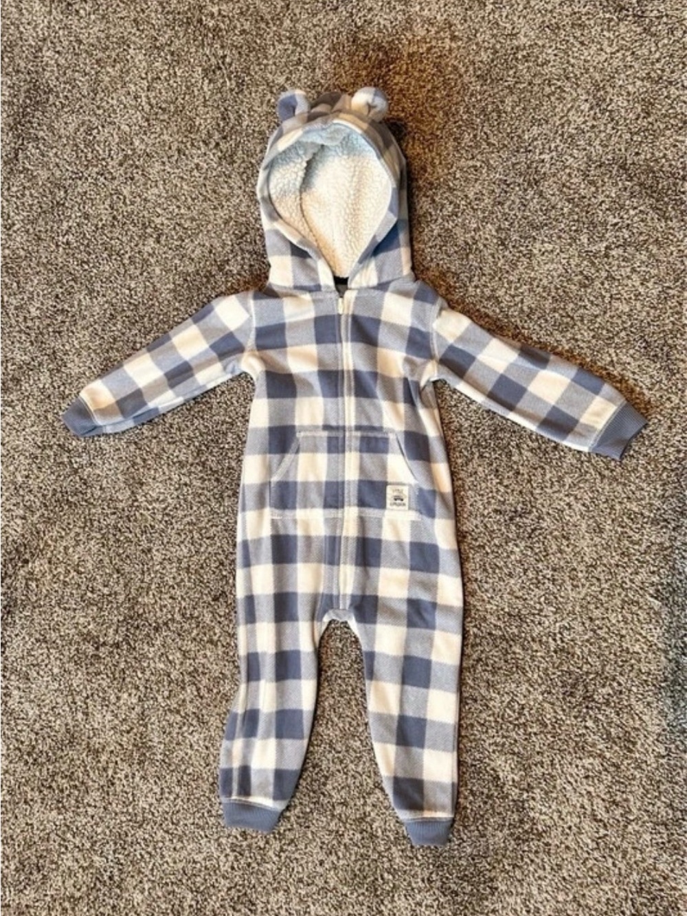 Carter’s fleece snowsuit